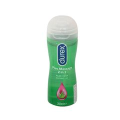 Gel bôi trơn Durex Play Massage 2 in 1 Aloe Vera Soothing Lube (Chai 200ml) (CSCN)