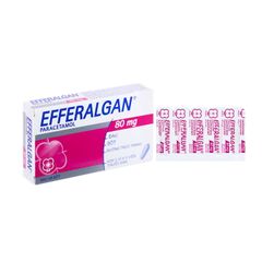 Efferalgan 80mg - Viên đặt trực tràng giảm đau, hạ sốt cho trẻ em (Hộp 2 vỉ x 5 viên)