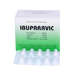 Ibuparavic - Giảm đau, hạ sốt, giảm viêm (Hộp 10 vỉ x 10 viên)