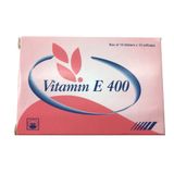 Vitamin E 400 - Hỗ trợ bổ sung vitamin E (Hộp 10 vỉ x 10 viên)