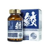 Thực phẩm bảo vệ sức khỏe GLUCOSAMINE AND CHONDROITIN - Hỗ trợ bổ sung chất nhờn dịch khớp, hỗ trợ giảm đau khớp (Hộp 1 lọ x 120 viên)