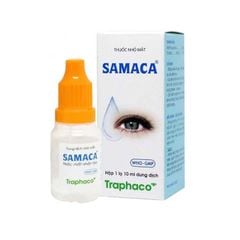 Samaca 5mg - Điều trị biểu mô kết mạc-giác mạc rối loạn (Hộp 1 chai 5ml)