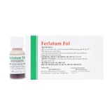 Ferlatum Fol - Phòng ngừa và điều trị thiếu sắt (Hộp 10 lọ đơn liều với nắp vặn chứa thuốc)