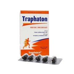 Thực phẩm bảo vệ sức khỏe Traphaton - Hỗ trợ tăng cường sinh lực (Hộp 6 vỉ x 5 viên)