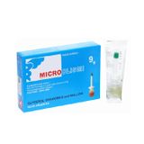 Microclismi 9g - Điều trị táo bón trong thời gian ngắn (Hộp 6 túi PVC x 1 tuýp thụt 9g)
