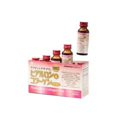 Thực phẩm bảo vệ sức khỏe Hyaluron & Collagen Plus Fine Japan - Collagen nước giúp đẹp da, dưỡng ẩm (Hộp 10 chai x 50ml)