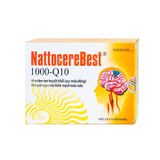 Thực phẩm bảo vệ sức khỏe NattocereBest 1000-Q10 - Hỗ trợ làm tan huyết khối, hỗ trợ giảm nguy cơ tai biến mạch máu não (Hộp 3 vỉ x 10 viên)