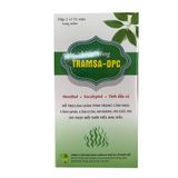 Viên xông Tramsa-DPC - Hỗ trợ làm giảm tình trạng cảm mạo, cảm lạnh, cảm cúm, ho khan, ho gió, ho do thay đổi thời tiết, đau đầu (Hộp 2 vỉ x 10 viên)