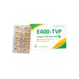 Thực phẩm bảo vệ sức khoẻ E400 - Chống oxy hóa, hạn chế lão hóa da, hỗ trợ làm đẹp da. (Hộp 3 vỉ x 10 viên nang mềm)