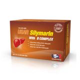 USAR Silymarin With B Complex - Giúp tăng cường chức năng gan, bảo vệ gan, hạn chế tổn thương gan (Hộp 6 vỉ x 10 viên nang mềm)