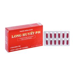 Long huyết P/H - Điều trị sưng đau, bầm tím (Hộp 2 vỉ x 12 viên)