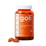 Thực phẩm bảo vệ sức khỏe Goli Nutrition Superfruits Beauty Gummies - Thúc đẩy sự hình thành collagen, chống oxy hóa, duy trì độ đàn hồi và làn da khỏe mạnh, tăng cường sức khỏe hệ miễn dịch (Hộp 1 lọ 60 viên)