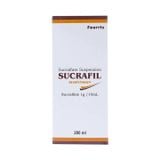Sucrafil Suspension 1000mg - Điều trị loét dạ dày-tá tràng, bệnh trào ngược dạ dày - thực quản (Hộp 1 lọ 200ml)