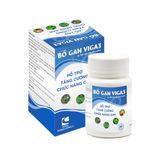 Thực phẩm bảo vệ sức khoẻ Bổ Gan Viga - Giúp thanh nhiệt, lợi tiểu, hỗ trợ tăng cường chức năng gan (Hộp 1 lọ x 100 viên nén bao phim)