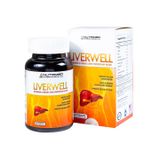 Thực phẩm bảo vệ sức khỏe LIVERWELL - Hỗ trợ giải độc gan, tăng cường chức năng gan, giúp làm hạ men gan (Hộp 1 chai x 60 viên)