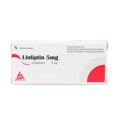 Linliptin 5mg - Điều trị đái tháo đường tuýp 2 ở bệnh nhân trưởng thành (Hộp 3 vỉ x 10 viên)