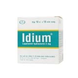 Idium 2mg - Điều trị triệu chứng tiêu chảy cấp không có biến chứng và tiêu chảy mạn có liên quan đến bệnh viêm ruột (Hộp 10 vỉ x 10 viên)