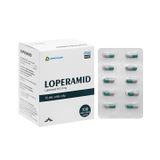 Loperamid 2mg Agimexpharm - Điều trị tiêu chảy cấp (Hộp 10 vỉ x 10 viên)