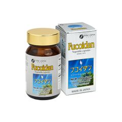Thực phẩm bảo vệ sức khỏe Fucoidan Fine Japan - Tảo Okinawa Fucoidan Xanh Nhật Bản Hỗ Trợ Điều Trị Ung Thư (Hộp 1 chai 30 viên)