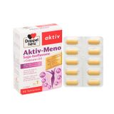 Thực phẩm bảo vệ sức khỏe Doppelherz Aktiv-Meno - Hỗ trợ cải thiện triệu chứng tiền mãn kinh, bổ sung Calci hỗ trợ giảm nguy cơ loãng xương (Hộp 30 viên)