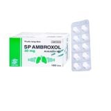SP Ambroxol 30mg  - Hỗ trợ tiêu nhầy trong viêm phế quản (Hộp 10 vỉ x 10 viên)