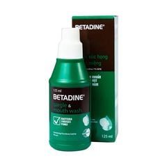 Betadine Gargle and Mouthwash 1% - Thuốc súc họng và súc miệng (Hộp 1 chai 125ml)