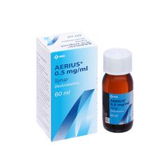 Aerius 0,5mg/ml - Điều trị viêm mũi dị ứng, mề đay (Hộp 1 chai 60 ml)