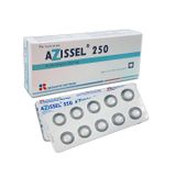 Azissel 250mg - Điều trị nhiều loại bệnh nhiễm trùng do vi khuẩn (Hộp 2 vỉ x 10 viên)