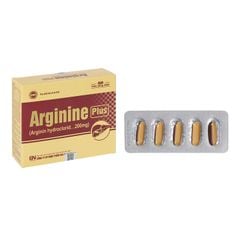 Thực phẩm bảo vệ sức khỏe Arginine Plus - Bổ gan, bảo vệ tế bào gan, tăng cường chức năng giải độc gan (Hộp 60 viên)
