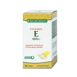 Thực phẩm bảo vệ sức khỏe VITAMIN E - 400IU - Bổ sung vitamin E cho cơ thể, hỗ trợ chống oxy hóa, làm chậm quá trình lão hóa da (Hộp 1 chai x 30 viên)