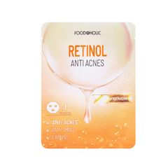 Mặt nạ Foodaholic Retinol Anti Acnes Premium - Giảm mụn, kháng viêm (Miếng 23ml)