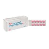 Trineuron - Điều trị bệnh do thiếu vitamin nhóm B (Hộp 5 vỉ x 10 viên)