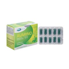 Avarino - Điều trị triệu chứng rối loạn tiêu hóa và triệu chứng khó chịu ở bụng (Hộp 5 vỉ x 10 viên)