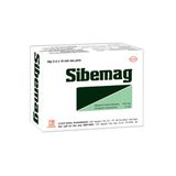 Sibemag - Điều trị các trường hợp thiếu magnesi, các rối loạn chức năng của những cơn lo âu đi kèm với cơn tăng thông khí (Hộp 3 vỉ x 10 viên)