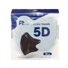 Khẩu trang 5D Pt Mask (Túi 10 cái)