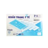 Khẩu trang y tế 4 lớp PA - Màu xanh (Hộp 50 cái)