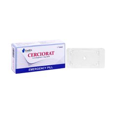 Cerciorat 1,5mg - Tránh thai khẩn cấp trong vòng 72 giờ sau giao hợp mà không có phương pháp tránh thai hay phương pháp tránh thai thất bại (Hộp 1 vỉ x 1 viên)