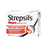 Strepsils Maxpro  - Điều trị đau họng (Hộp 2 vỉ x 8 viên ngậm)