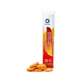 Thực phẩm bảo vệ sức khỏe OPTIMAX IMMUNITY BOOSTER VID FIGHTER - Giúp bổ sung vitamin C, vitamin D, kẽm và mangan cho cơ thể, giúp tăng cường sức đề kháng (Tuýp 20 viên)