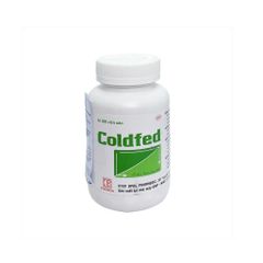 Coldfed - Điều trị các triệu chứng cảm, sốt, nhức đầu, sổ mũi, đau khớp, đau cơ (Hộp 1 lọ x 500 viên)