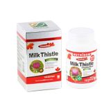 Thực phẩm bảo vệ sức khỏe Kế sữa (Nutridom Milk Thistle) - Giúp bảo vệ gan, phục hồi chức năng gan (Hộp 1 lọ 120 viên)