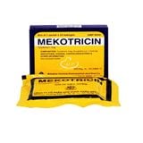 Mekotricin 1mg - Điều trị nhiễm khuẩn họng, đau họng (hộp 1 gói 24 viên ngậm)