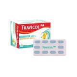 Travicol PA - Giảm đau từ nhẹ đến trung bình, giảm nhức đầu, nhức răng, đau bụng kinh (Hộp 10 vỉ x 10 viên)
