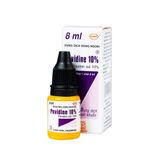 Povidine 10 % - Sát khuẩn để giúp ngăn ngừa nhiễm khuẩn ở vết cắt,  giảm các vi khuẩn có khả năng gây nhiễm trùng da (Hộp 1 lọ x 8ml)