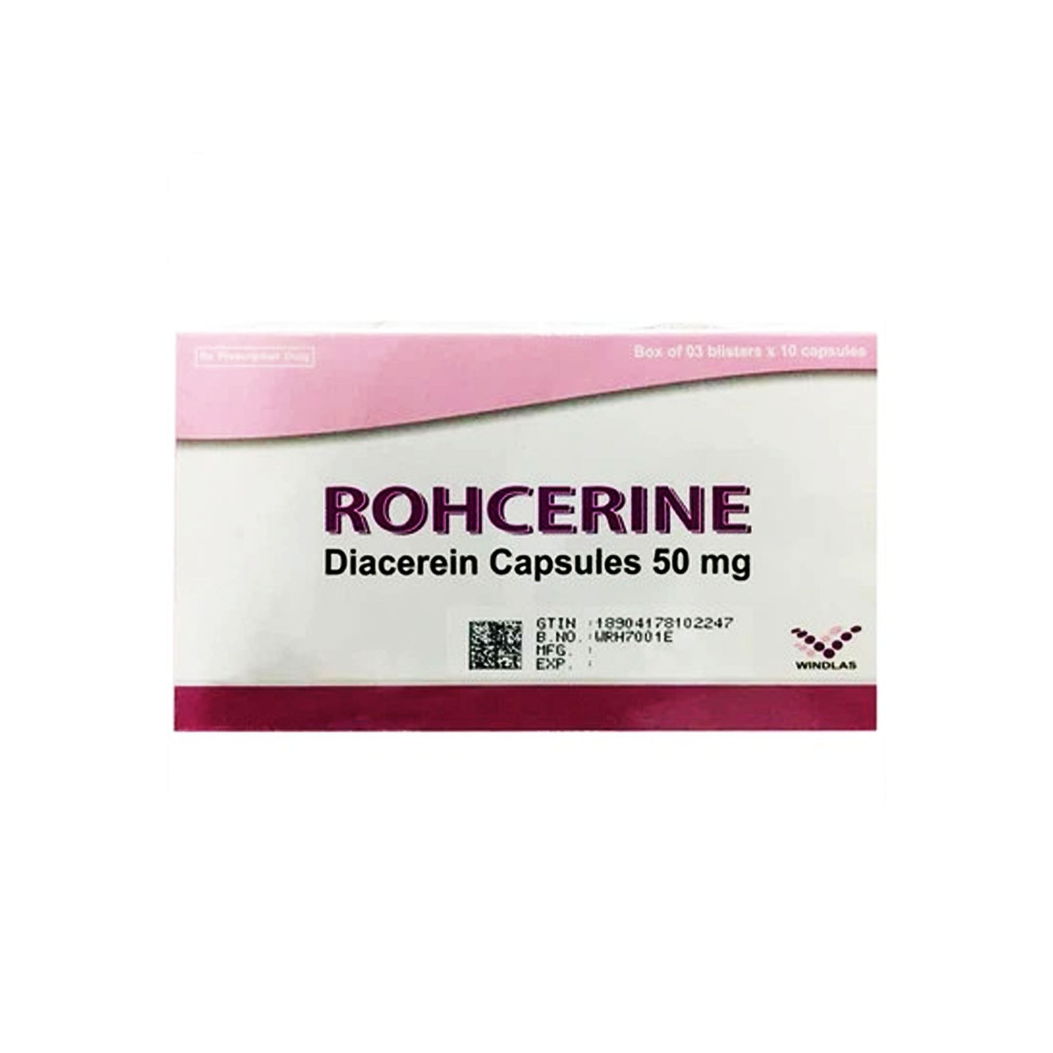 Thuốc Rohcerine 50mg Windlas Biotech Điều trị thoái hóa khớp hông, g