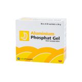 Aluminium phosphat gel 20% - Làm dịu các triệu chứng do tăng acid dạ dày, điều trị trào ngược dạ dày thực quản (Hộp 20 gói x 20g)