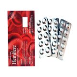 Hemifere Schazoo SPL - Điều trị thiếu máu do thiếu sắt, acid folic (Hộp 3 vỉ x 10 viên nhai)