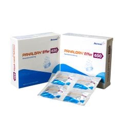 Panalgan effer 650 - Giảm đau, hạ sốt (Hộp 4 vỉ x 4 viên)