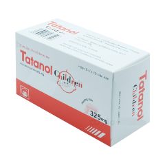 Tatanol Children 325mg - Giảm đau, hạ sốt (Hộp 10 vỉ x 10 viên)
