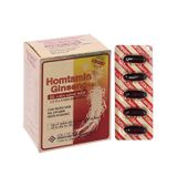 Homtamin Ginseng - Cung cấp vitamin và muối khoáng cho cơ thể (Hộp 12 vỉ x 5 viên)